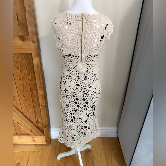 Marc By Marc Jacobs Black and White Sheath Midi Dress - Picture 8 of 9